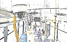 Видеокамеры в салон троллейбуса (рисунок)